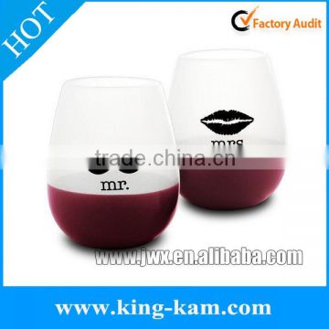 Translucent silicone rubber glass in wedding ceremony