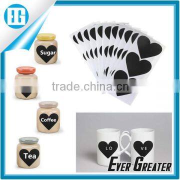 Custom fashion plastic cup sticker for sale