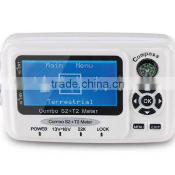 2015 New Digital HD Satellite Finder DVB S2/T2 Combo Meter / good price meter