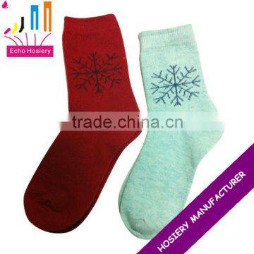 christmas wool socks for women