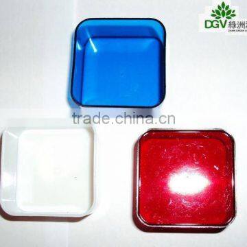 Plastic Square shape t-light candle holder