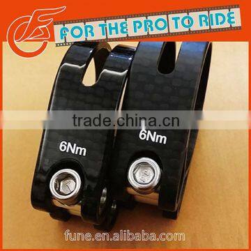 OEM 34.9mm Carbon Fibre Bike Bicycle Seat Clamp