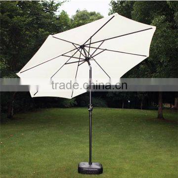 New 8ft 9ft Outdoor Aluminum Patio Crank Tilt Beach Umbrella