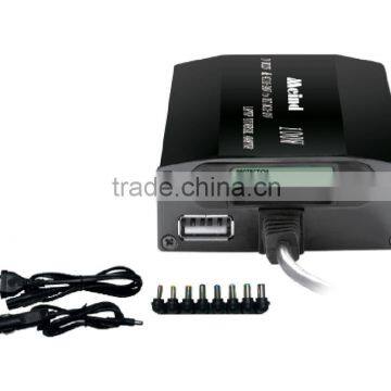 505K-100W Meind Universal Laptop Adapter with LCD & Two in One (AC& DC)