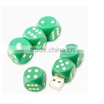 Wooden Dice Flash USB Drive