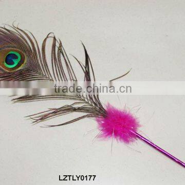 peacock feather pen LZTLY0177