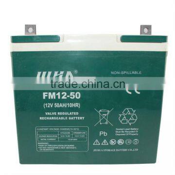 12v50ah Storage Deep Cycle Lead Acid Batter