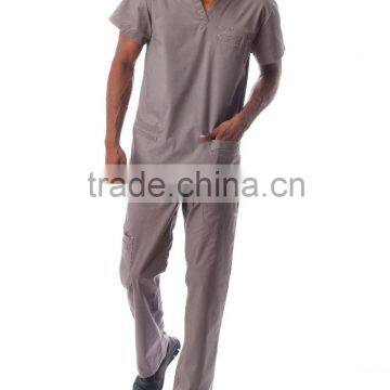 Health Care Uniforms/ V-Neck Neckline Hospital Staff Uniform/Medical Scrubs photo-2