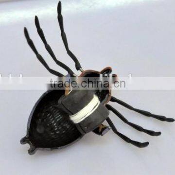 4 Inch Spider Plastic Kids Pull String Insect Toys for Wholesale, Halloween Pull Toy From China photo-3