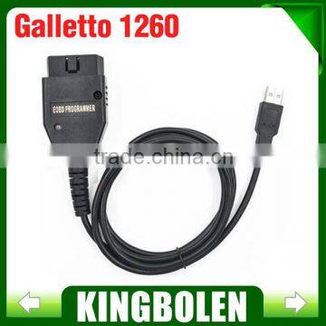 Fast shipping 2016 Top Latest Version OBD2 Galletto1260 Flasher EOBD/OBDII chip tuning tool Galletto 1260 ECU flash tool Remap