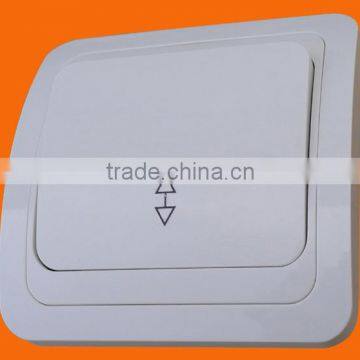 European style flush mounting one gang two way wall switch (F2005)