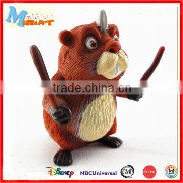 Non-toxic PVC cartoon toy plastic bear figurine