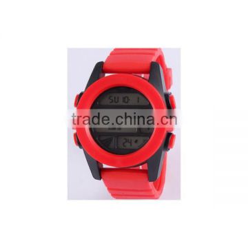 Simple designed colorful plastic large display digital watch