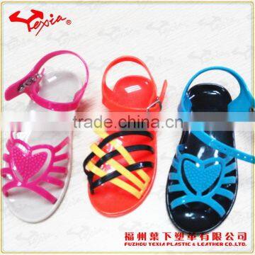 Kid crystal PVC sandals outdoor