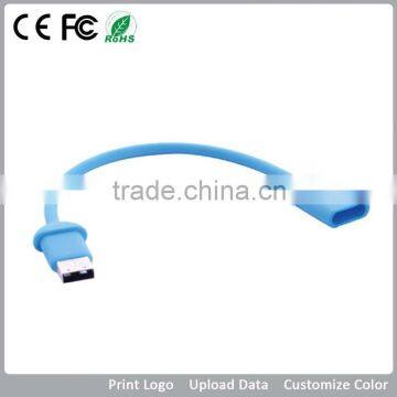 Wristband shaped colorfull usb drive with your own logo