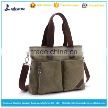 winter leisure fashion canvas handbag for men