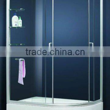 Aluminum Frame Quadrant Sliding Bathroom shower enclosures(KT6034)