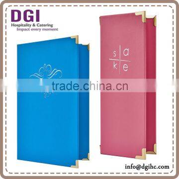 Screw Menu Book Holder Restaurant Menu Cover Menu Cover / Genuine Leather Menu photo-4