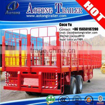 Tri axles heavy duty 40feet flat deck bogie cargo trailer for Saudi Arabia                        
                                                                                Supplier's Choice