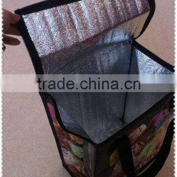 Non Woven With Laminated Printing Ice-cream Cooler Bag