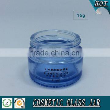15ml Transparent Glass Cosmetics Jar