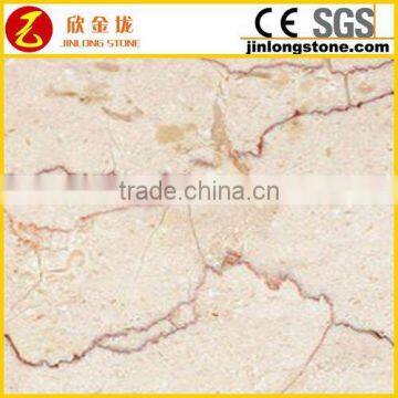 Shell beige marble slabs