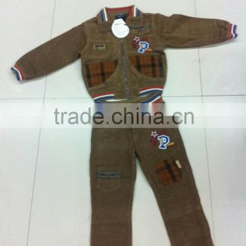 childrens clothing sets warm kids winter corduroy matching clothing sets