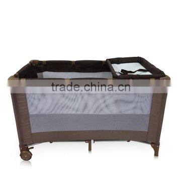 Playard Baby Travel Portable Wheeled Crib Playpen Infant Travel Cot Baby Playpen photo-4