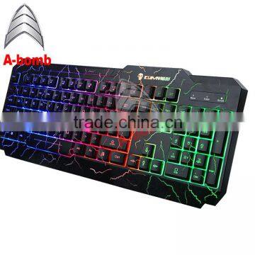 2016 A-bomb waterproof keyboard mechanical gaming computer keyboard with LED light