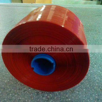 Solid red self-adhesive tear tape