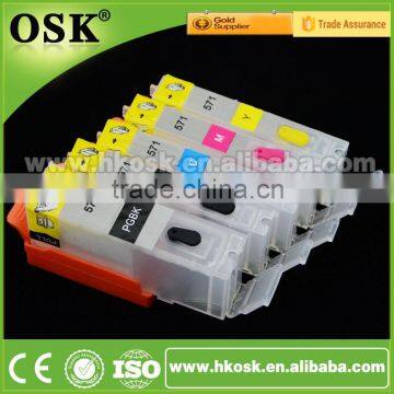 PGI 770 CLI 771 Ciss Edible ink cartridge for Canon MG5770 MG6870 MG7770 Refill Edible Cartridge with Edible ink