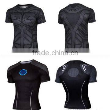 Players Cartoon Quick Drying Soft T-shirt Round Collar