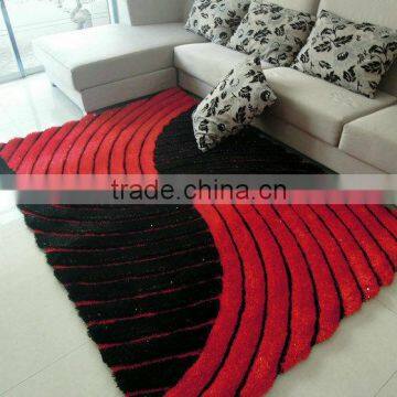 Hot New design bedroom decoration shaggy 3D carpets