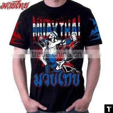 Wholesale good service customized boxing muay thai t shirt