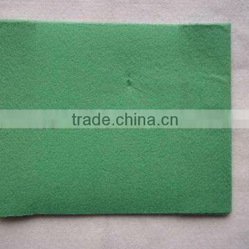 Green color needle punched nonwoven cleaning cloth (70%viscose, 30%polyester)