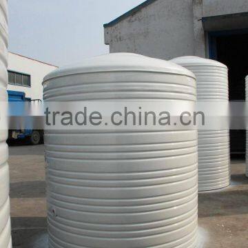 Solar hot water drink using round water tank