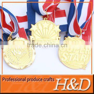 2014 metal gold cutomized sport award medal