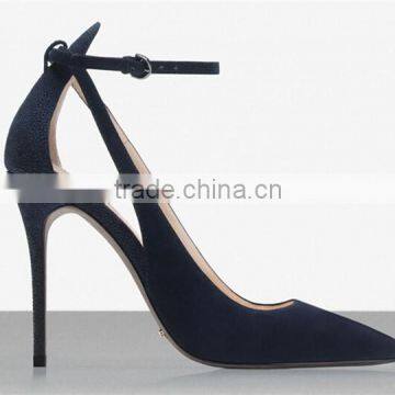 wholesale big size leather handmade tassel heels Sexy gradient shoe dongguan