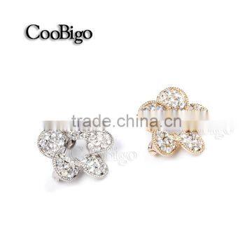 Fashion Jewelry MC STONE Simple Flower Brooch Women Girls Dresses Hijab Scarf Party Gift Apparel Jacket Promotion Accessories photo-3