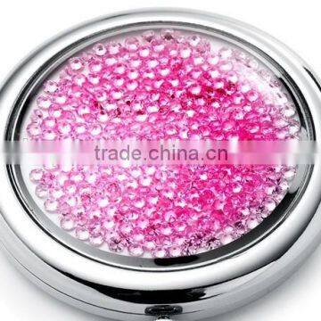 Hot sale custom pocket mirrors logo/enamel pocket mirror
