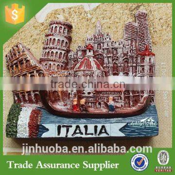 Italy Multi-Scenes Landmarks Tourist Souvenir 3D Resin Fridge Magnet Travel GIFT