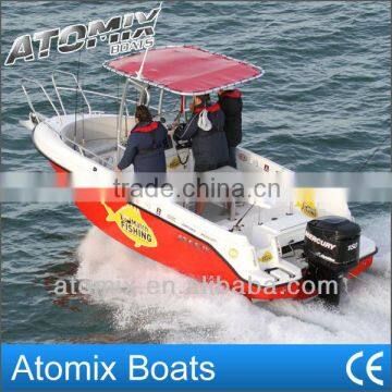 6m Fiberglass Fishing Boat With Outboard Engine (600 Center Console) photo-4