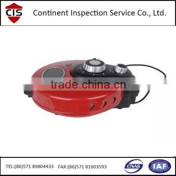 electric pizza maker machine,home applicance inspection services in Zhejiang,finished product inspection,quality control