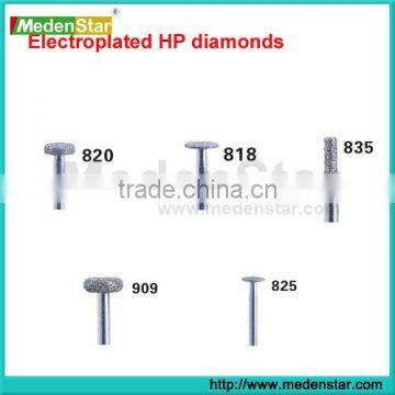 Most popular dental Electroplated HP diamonds for dental Clinic