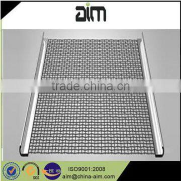 stainless steel Wrepped Edge Crimped Wire Mesh screen cloth wire mesh