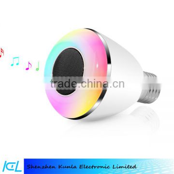 Wireless bluetooth smart music speaker lamp audio speaker LED light bulb, smart led lighting