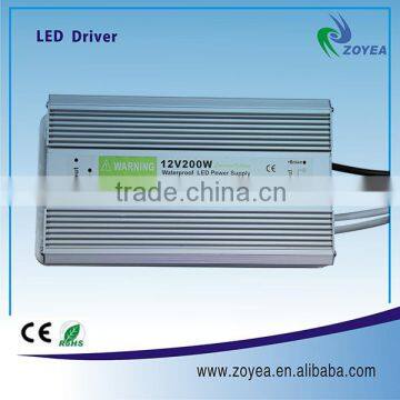 24V 200W led flood light driver with CE&ROHS