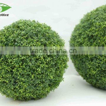 China Goods artificial topiary potted grass ball for garden home