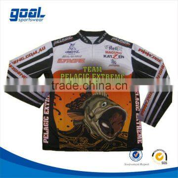 custom-made wholesale fishing shirts long sleeve