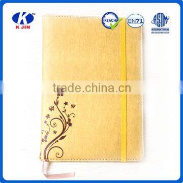 Hot selling high grade A5 PU leather executive notebook for presents